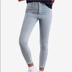 Levi’s Mile High Super Skinny Pinstripe Pant